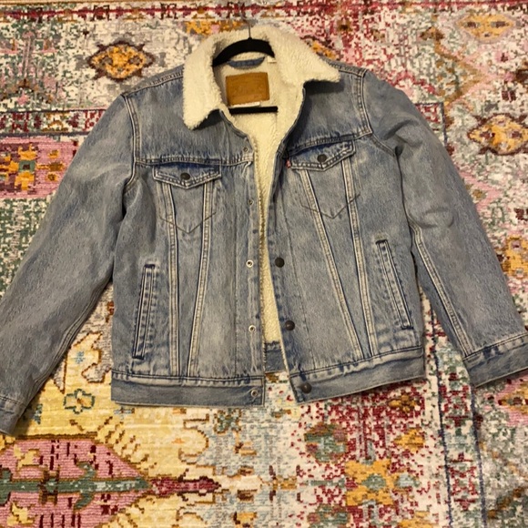 Sherpa Levi Denim Trucker Jacket
